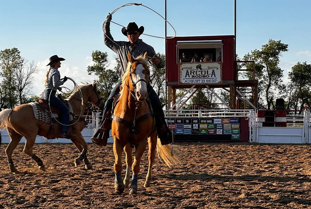 Held on the third Friday in August, the Arcola Rodeo is an action-packed event on the Canadian Cowboys Association circuit. 